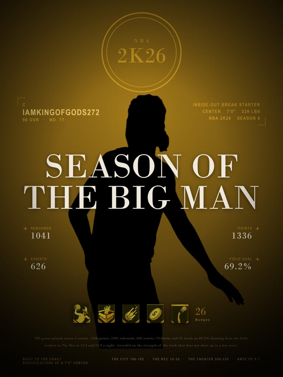 Gold Silhouette card style