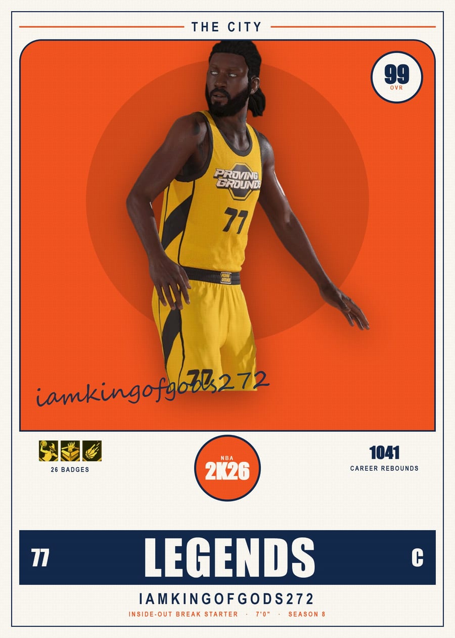 Legends card style